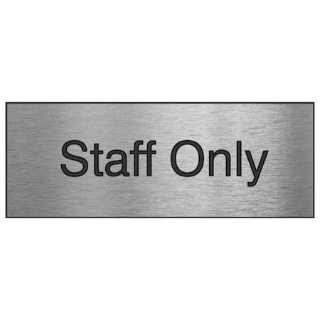 Accuform 8 in W x 3 in H, Engraved Plastic PSG918SL